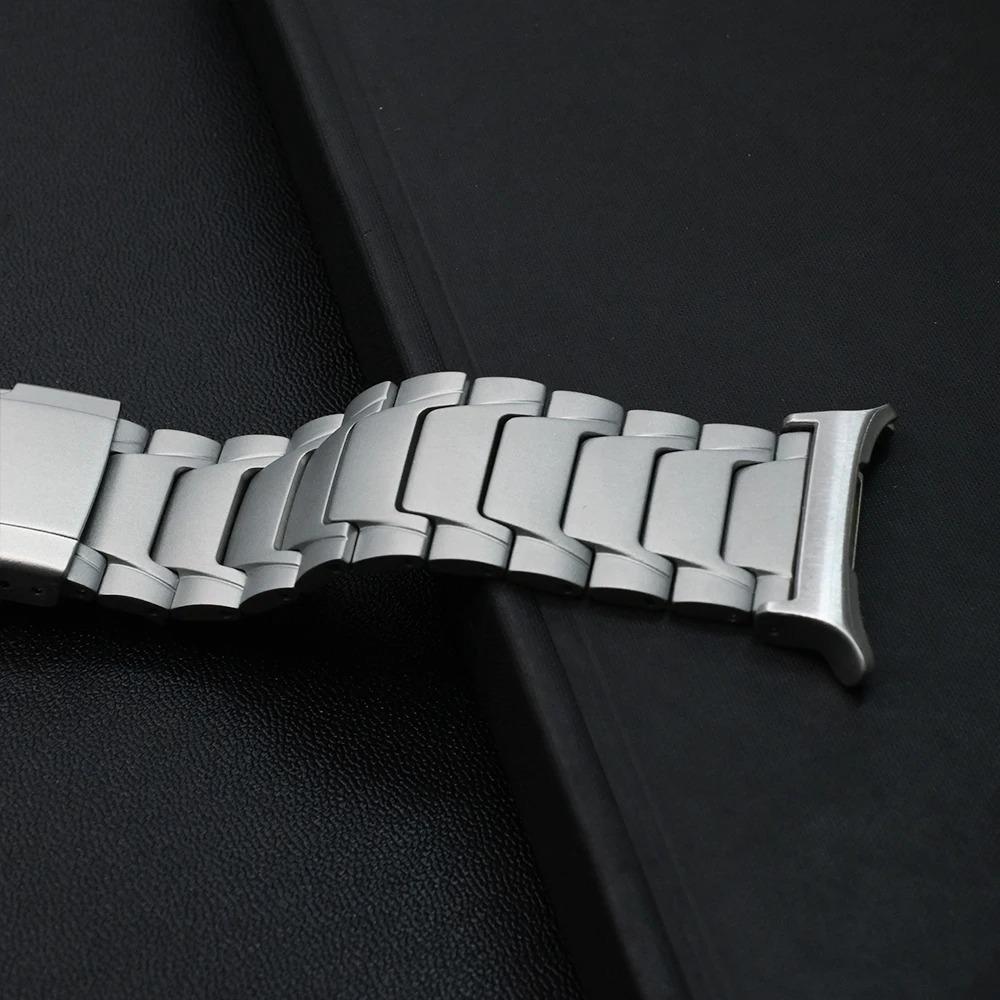 Replacement Strap for Samsung Galaxy Watch8 44mm/40mm/Watch8 Classic 46mm Turtle Buckle Titanium Alloy Watch Band