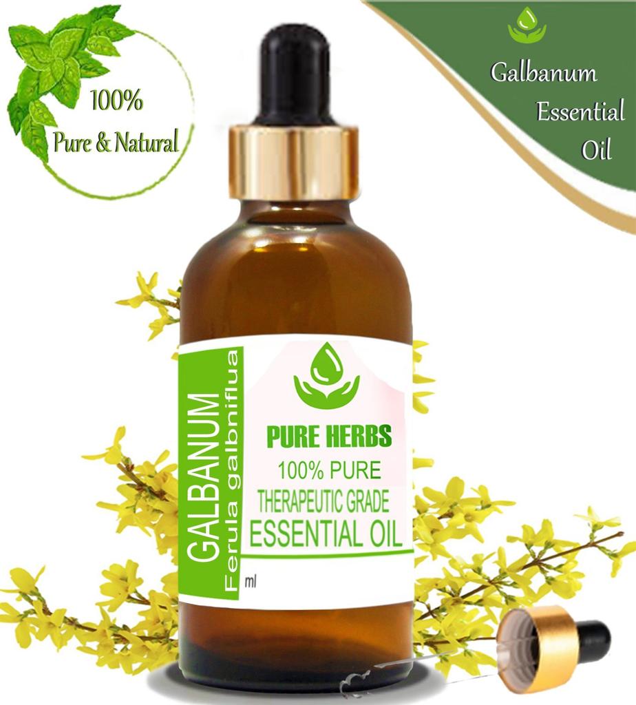 Pure Herbs Galbanum 100% Pure Ferula Galbaniflua Essential Oil UKZA 562