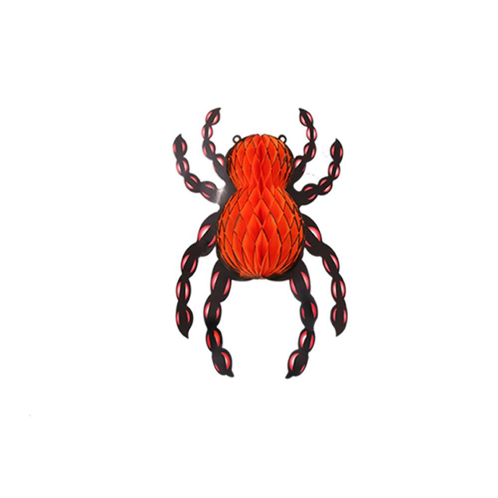 Halloween Honeycomb Festive Bat And Pumpkin Hanging Ornaments For Memorable Decor Party