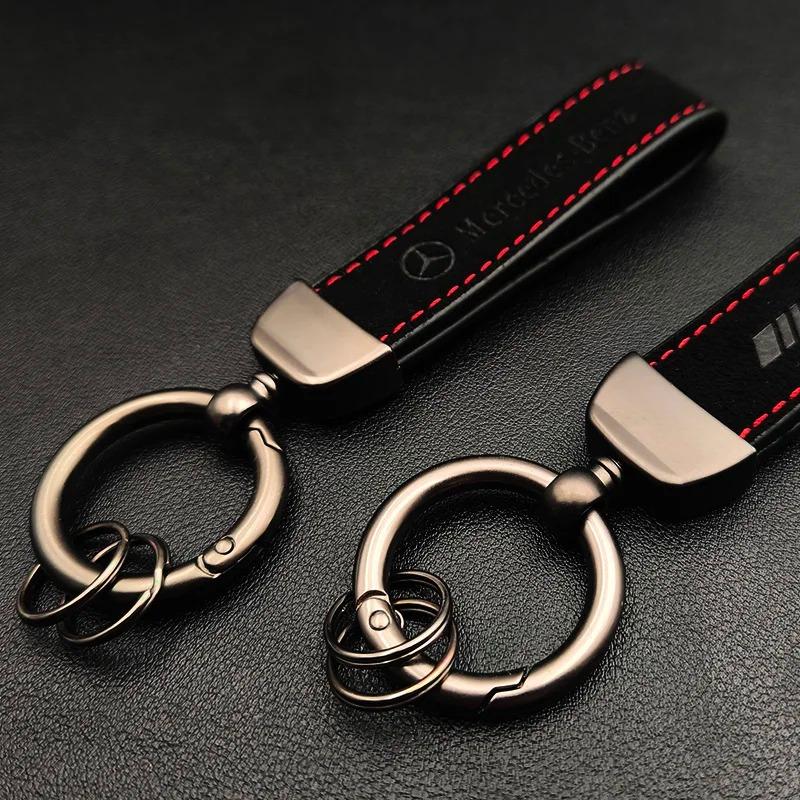 FBK3   2025 Hot New Car Keys Chain Rings Holder KeysChain For Mercedes Benz AMG S320 W164 W205 W204 W168 C180 E320 A200 CLA CLK CLS ML