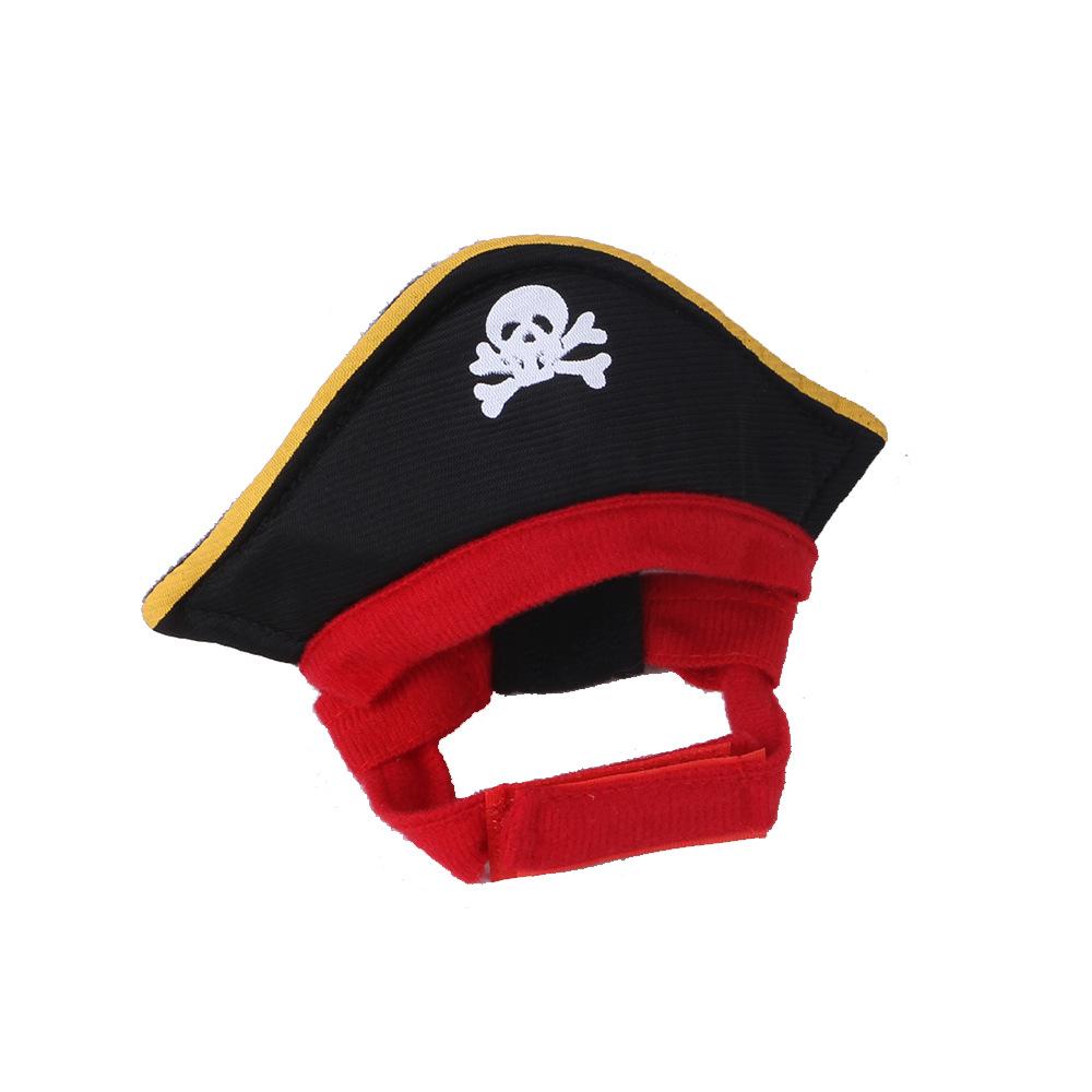 

New Halloween pirate hat triangle towel set, skeleton cat pumpkin saliva towel set As shown in the picture