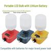 Compatible with Makita, DeWalt, Milwaukee, Bosch Batteries: Outdoor Emergency Work and Camping Light