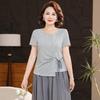 YUZHAOLIN Women's Summer T-Shirt & Wide-Leg Pants Set
