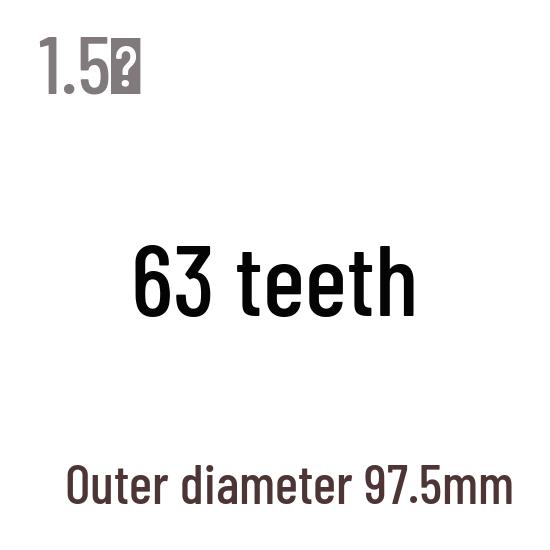 1,5M Modul Stirnrad, 13-120 Zähne, Stahl Zahnstange, 45 Stahl, Wärmebehandelt
