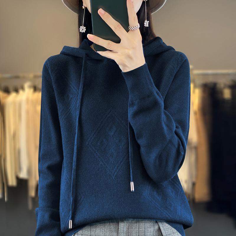 

Женский вязаный свитер с капюшоном СОВРЕМЕННАЯ НОВАЯ САГА Зимний вязаный пуловер Толстовка Осенние мягкие теплые шерстяные свитера Женский джемпер Вязаный топ 2XL