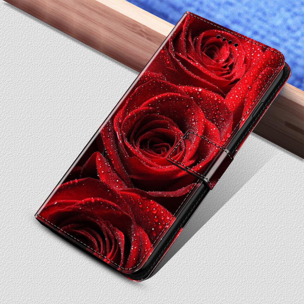 Leather Flip Cover for Samsung Galaxy A55 A35 A25 A15 A05 A05S 5G Case M35 M55 M15 Wallet Stand Magnetic Case Card Slots Fundas