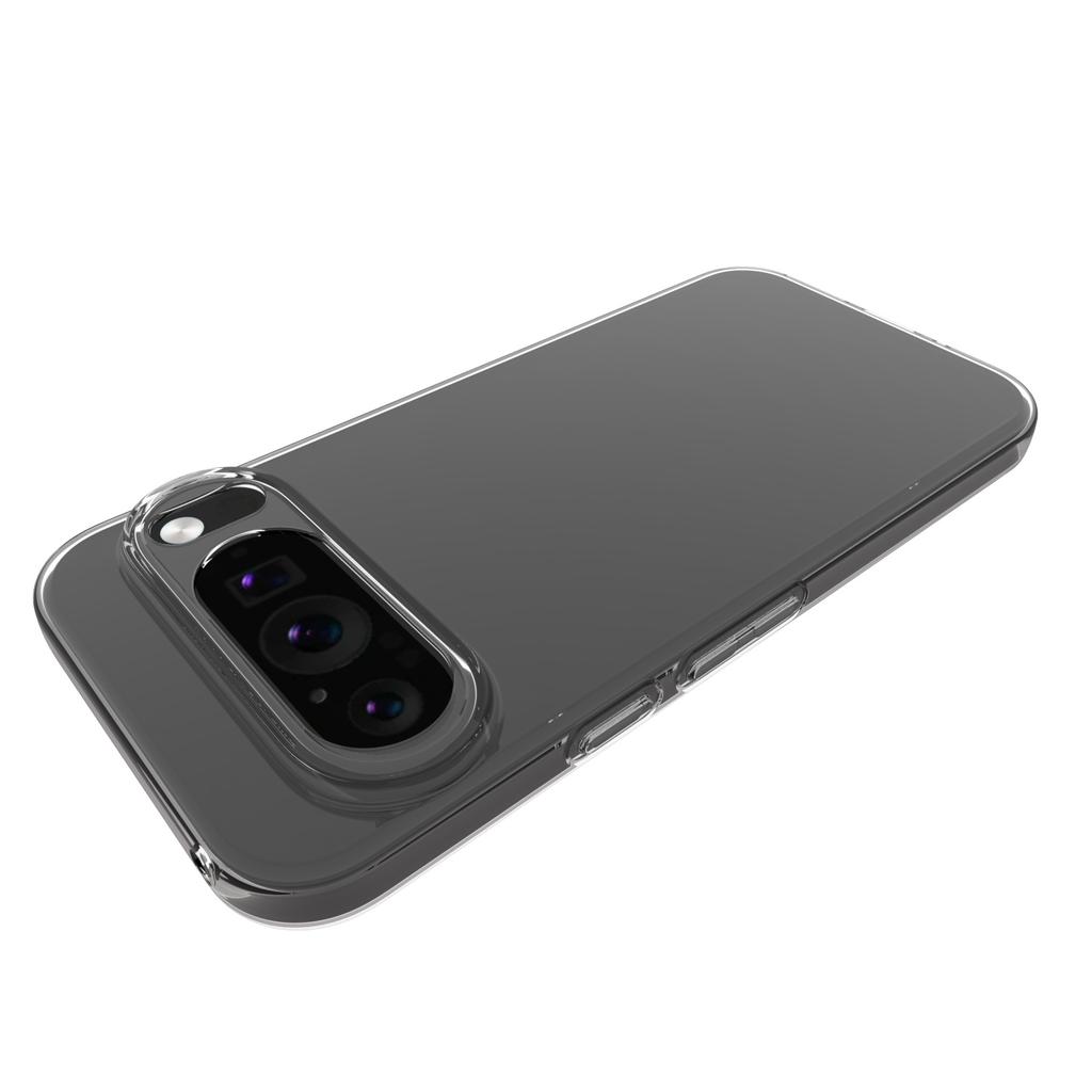 For Google Pixel 9 Pro XL TPU Case Watermark-Free Glossy Phone Cover HD Transparent