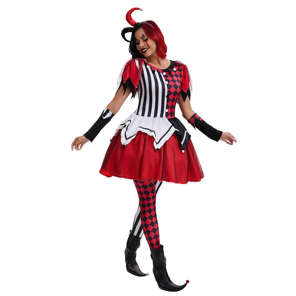 Halloween New Horror Clown Costume Wraith Horror Festival Party Stage Performance Costume
