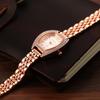 Women's Watch Stretch Band Waterproof Rose Gold Stylish Analog Display Free Size Stainless Steel Band Quartz Watch Fashion Accessory - Birthday
