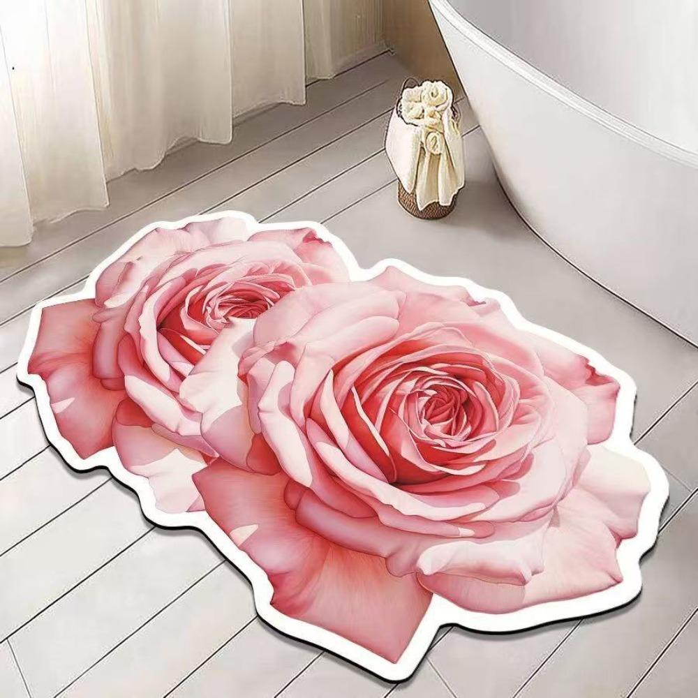 

Pastoral Flower Carpet Special-shaped Door Gasket Baby Crawl Blanket 9-40x60cm