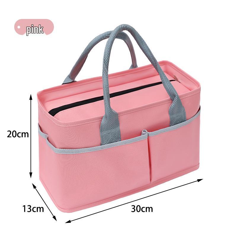 Koreanischer Stil Große Kapazität Isolierte Lunchtasche – Mehrere Taschen und Tragbar für die Arbeit oder den Außenbereich