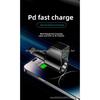 Neues digitales 66W Autoladegerät, Eins-zu-Zwei Zigarettenanzünder-Umwandlung, Multifunktionales Dual-USB Handy-Ladegerät