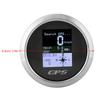 85mm GPS Digital Gauge Stainless Steel Waterproof Universal Dashboard Meter for Car Boat Marine Engineering Vehicle