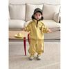 Spring Children Long Sleeve Clothes Set Boys Girls Letter Sweatshirt Sweat Pants Suit Kids Casual Outfits