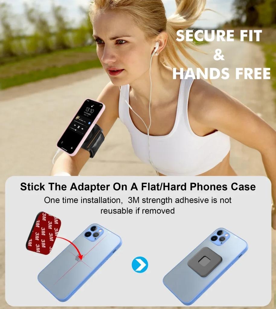 Running Wristband Phone Holder Armband Upgraded Cycling Accessories for Smartphone Outdoor Sports Running Record Music Bracket