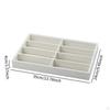 Eyeglass Display Tray with Storage, Box, Watch And Jewelry Organizer, Made of Soft Velvet