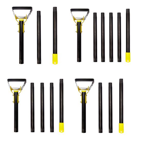 Double-Ended Garden Hoe & Weeder Heavy Duty Scuffle Hoe for Soil Loosening & Weed Removal 30-72 Inch Height Adjustable Long Handle Garden Tool for