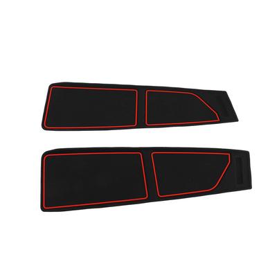 2pcs Dashboard Cover Mat Dust Protection Washable Anti Slip Silicone Dash Pad Liner for Bronco