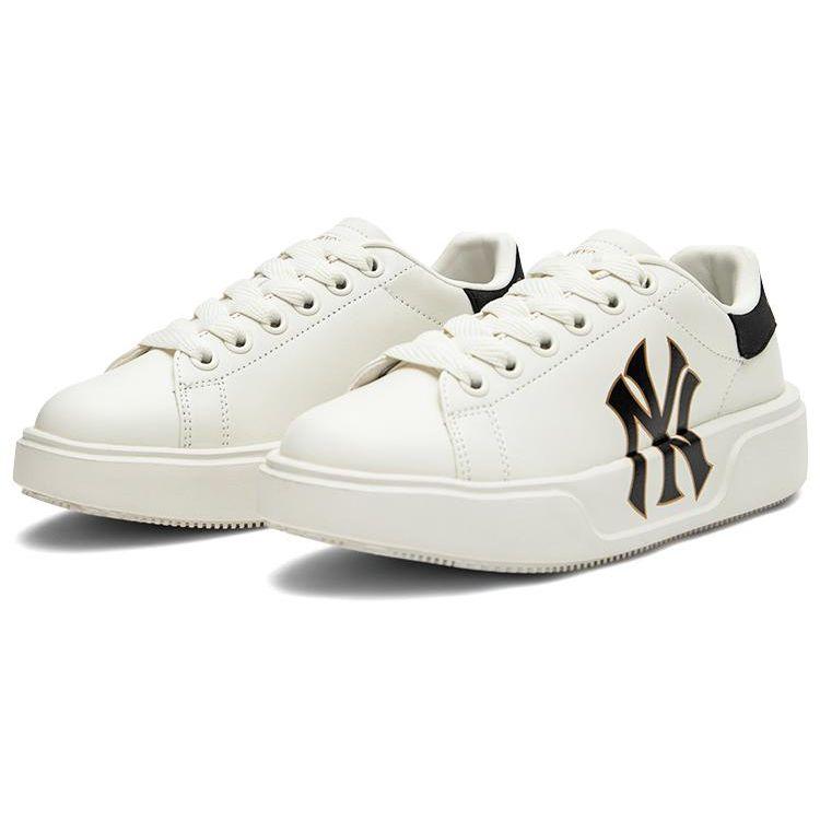 MLB Chunky Classic Low-Top Sneakers Unisex Sneakers Beige Black 3ASXCCB3N-50IVS