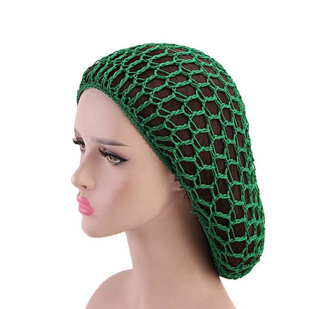 Turbans For Women Mesh Cap Net Hat Handmade Snood Braid Turban Hat Knit Hat Women's Hijabs Crochet Hairnet Headbands