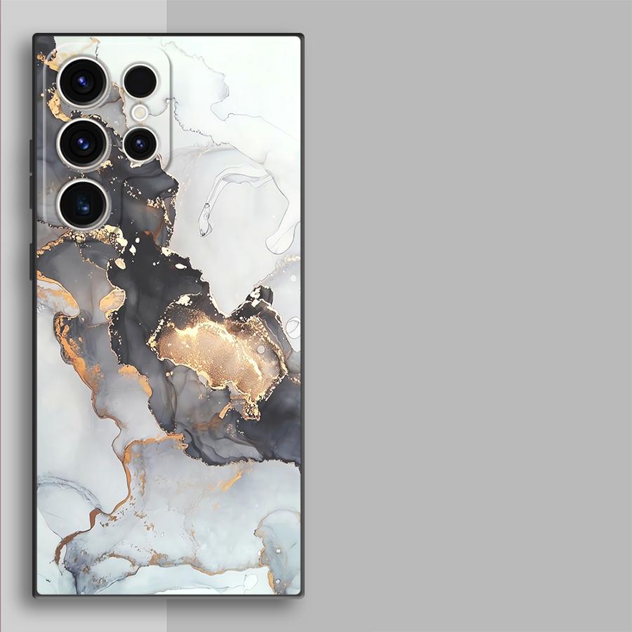 Case for Samsung Galaxy S26 S25 Ultra S10 S9 S21 FE S20 Note 20 Ultra 8 9 10 S23 S24 Plus Funda Phone Cover Colored Marble
