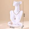 Portrait Neck Necklace Window display rack jewelry earrings Plastic Mannequin display rack jewelry pendant necklace neck model