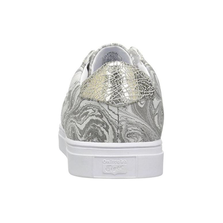Onitsuka Tiger Appian Casual Versatile Shock Absorbing Durable Low Top Skate Shoes Unisex sneaker White Gray D630N-0190