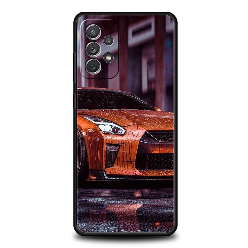 Blue Red JDM Sport Car Phone Case For Samsung Galaxy A17 A07 A55 A35 A25 A15 A05 A33 A31 A23 A21s A13 A41 A73 A53 A51 A71 Cover