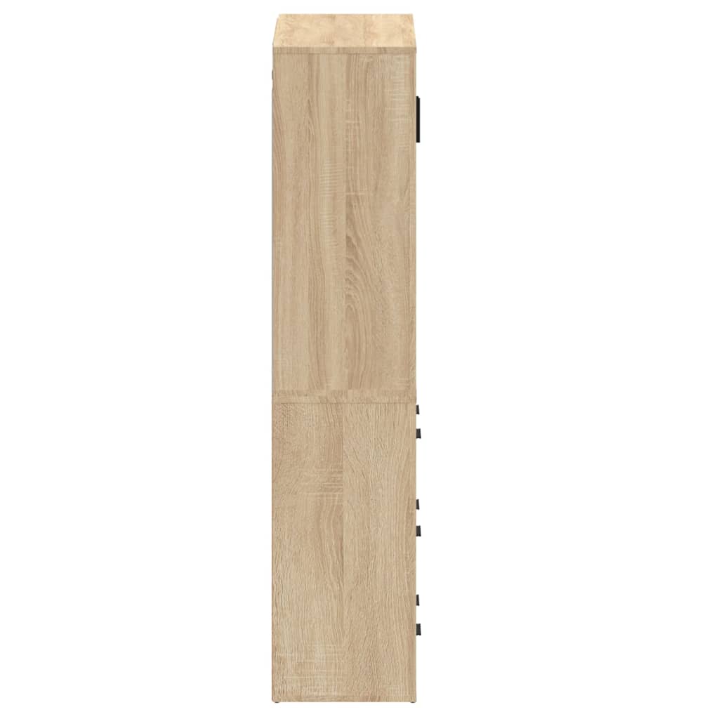 Highboard Sonoma Oak Wood Based Material