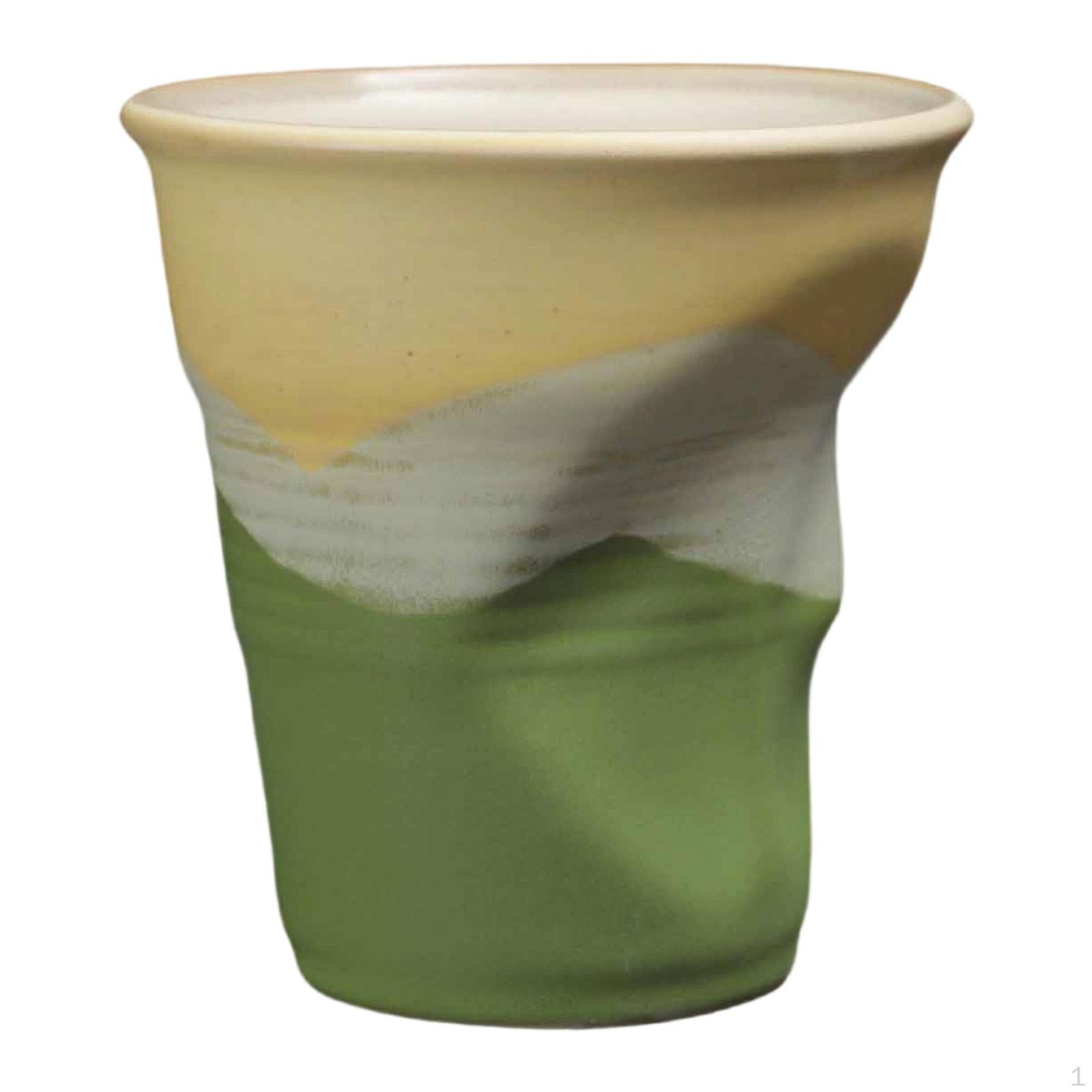 

350 Ml Ceramic Mug for Coffee, Tea Or Coffee with Milk, Ideal Dining Rooms And Picnics. зелений