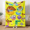 Hey Duggee Theme Printed Blanket - Perfect for Couch, Bed, Travel & Outdoor Use | Machine Washable, Cozy & Durable.