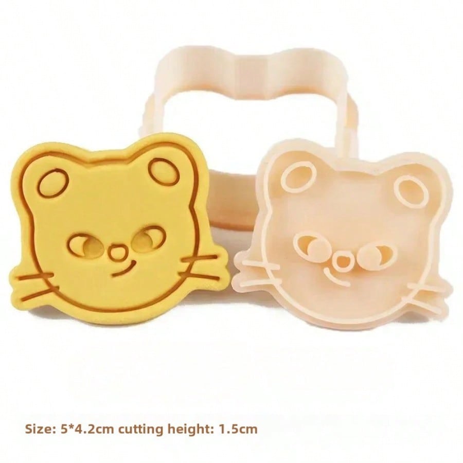 Straykid Kpop Skzoo Cartoon Biscuit Mold Cute Kitchen Accessory Press Seal Baking Tool Ideal Stray Gift 3D Kid Friendly Entertaining Fun Play Safe