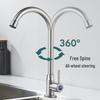 BSITN Stainless Steel Single Cold Kitchen Faucet