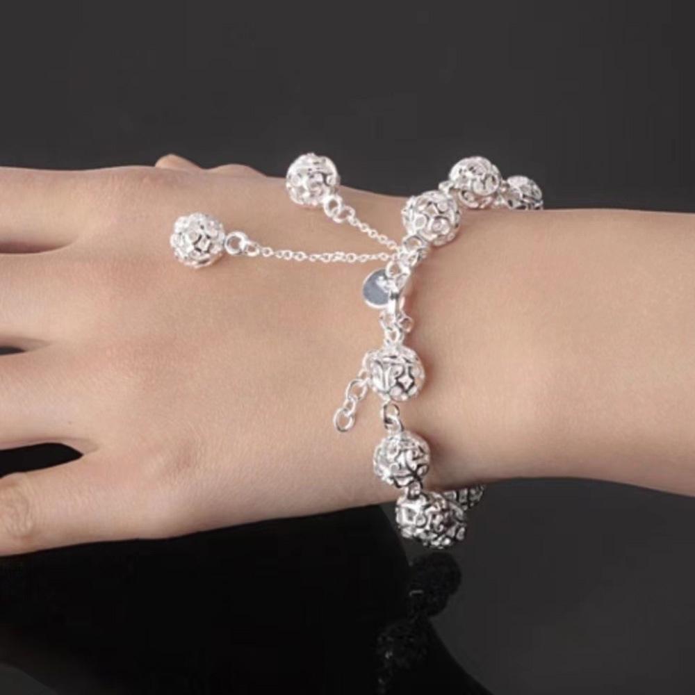 Weihua Silver-Plated Korean Crystal Bracelet for Women