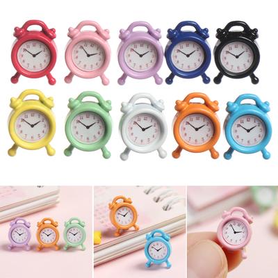Kitchen Living Room 1:12 Scale Dollhouse Miniature Toy Mini Home Decoration Doll Clocks Alarm Clock