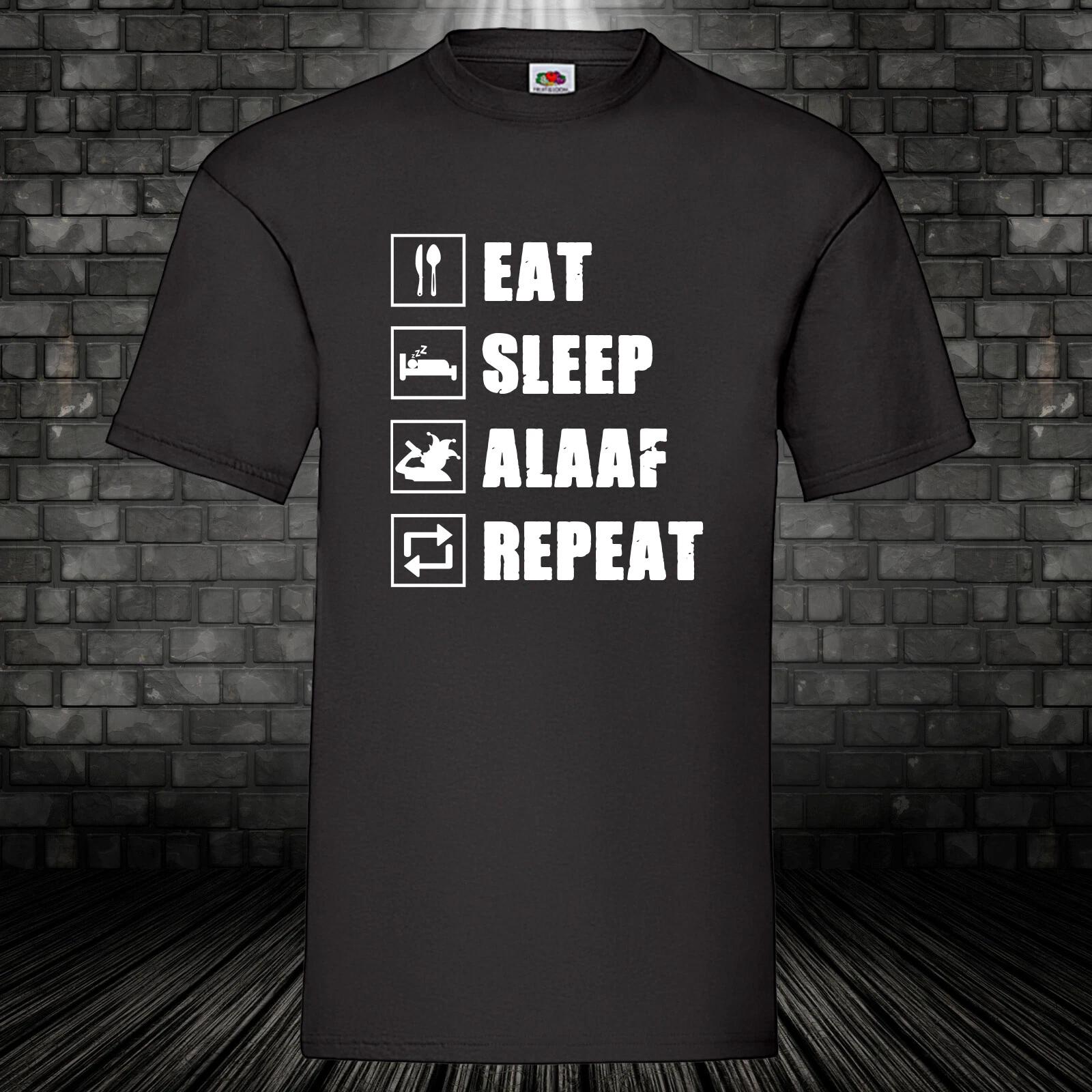 Eat Sleep Alaaf Repeat T-Shirt Fun Shirt Costume Carnival Carnival Party Shirt XXXXL
