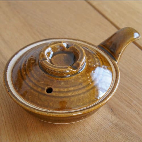 Iga-yaki Fried Egg Pan (set of 2) (brown Candy Glaze)