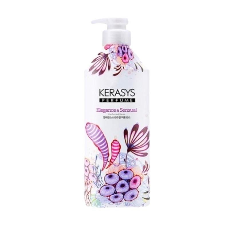 

Kerasys Perfume Rinse Elegance & Sensual 980мл | Цветочный кондиционер с фиалкой, иланг-илангом и маслом ши | Стойкий парфюмированный уход для волос 980ml
