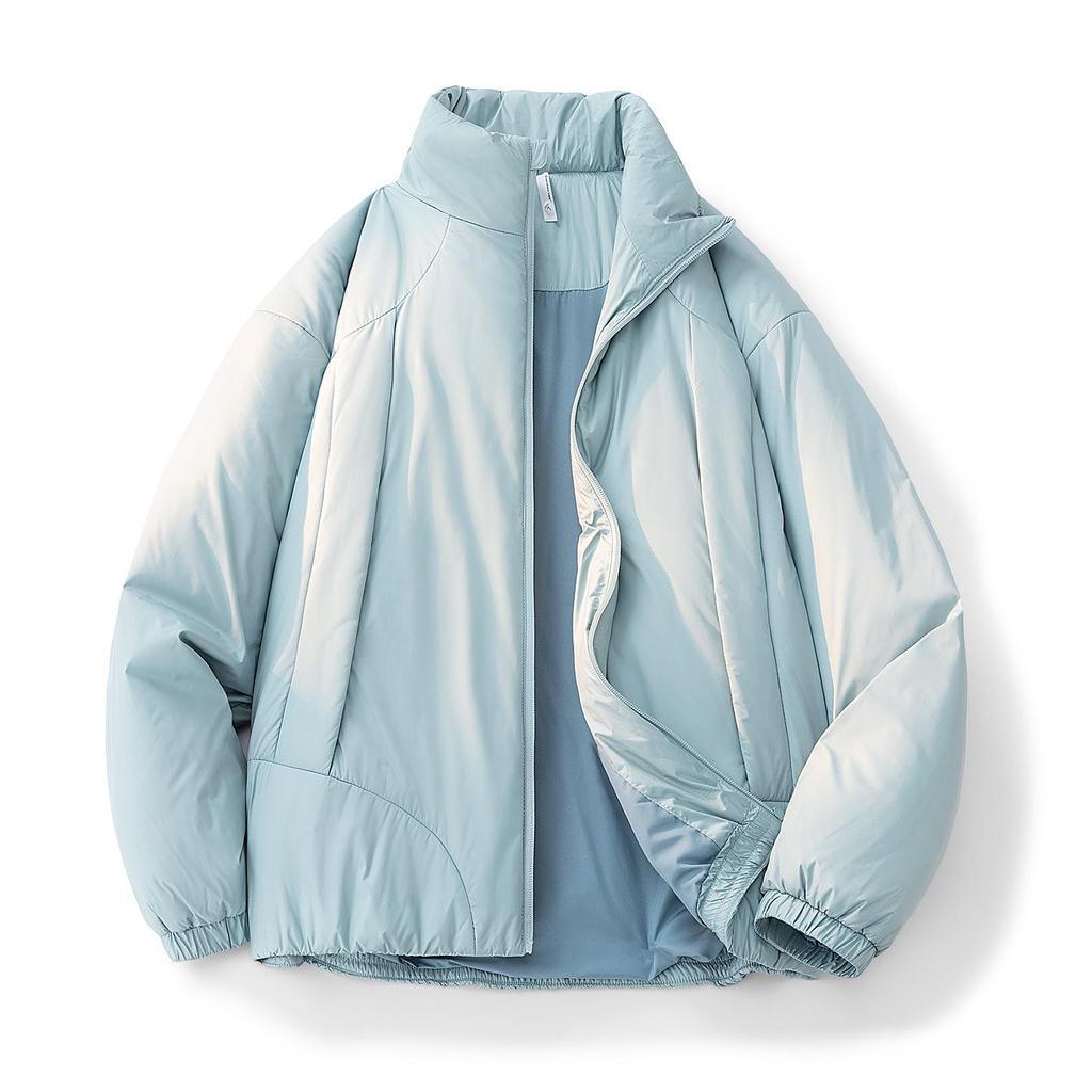 American Stand Collar Lightweight Wool & Cotton Jacket - Ships Tonight