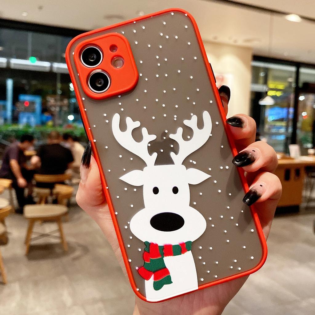 Merry Christmas New Year Phone Case For iPhone 16 15 14 13 12 11 Pro Max Mini X XS 7 8 Plus SE Shockproof Hard Cover Fundas