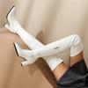 Women's High-heeled Boots, Sexy European and American Style Thick-heeled Knee Boots, Autumn and Winter New Large-size Boots