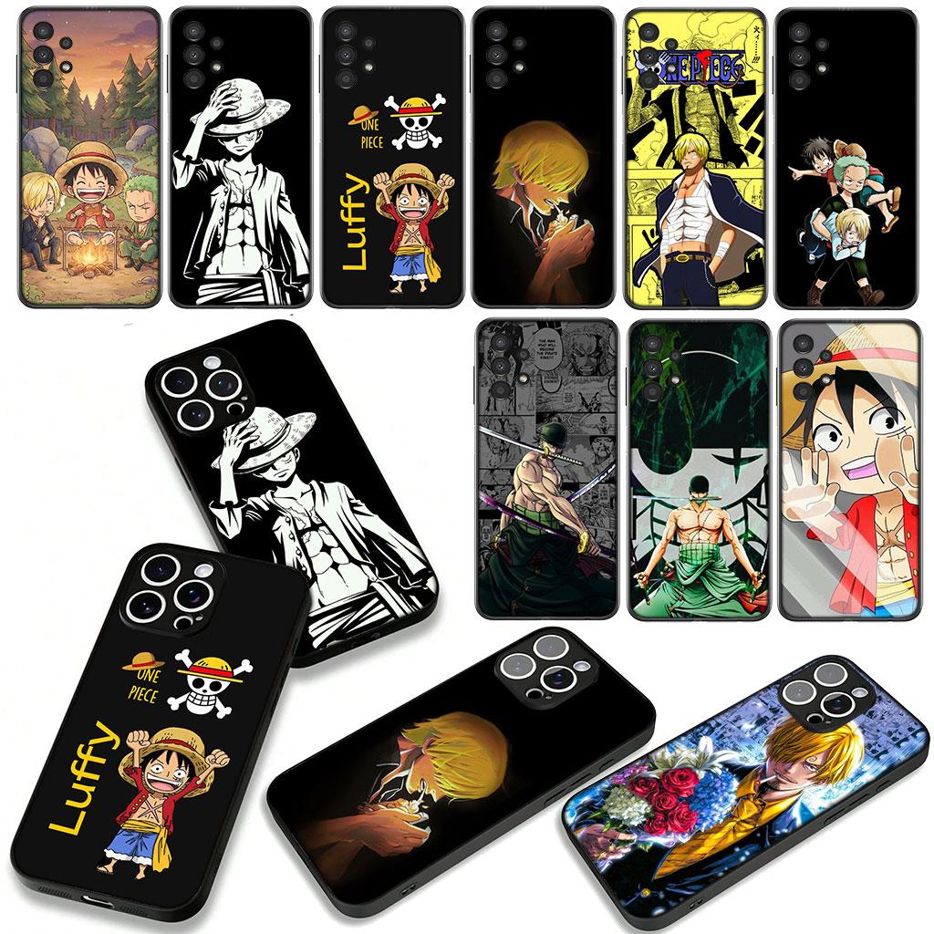 for Samsung Galaxy A36 A17 A26 A07 A35 A54 A53 A13 A33 A34 S8 S9 S20 S21 FE S10 Plus Case Comics One Zoro Piece Sanji Luffy