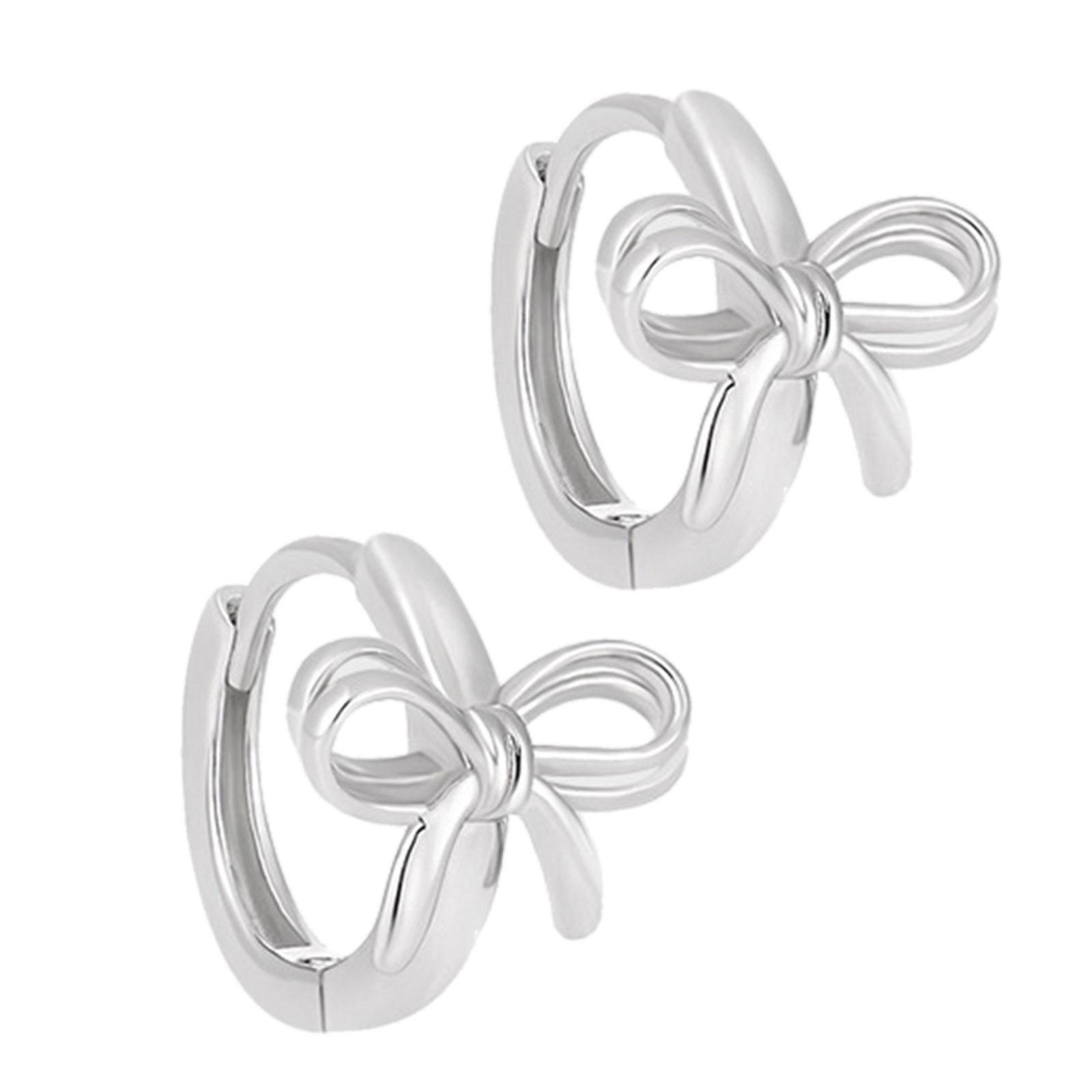 

Soft Line Butterfly Earrings Delicate Bowknot Studs Earrings Elegant and Comfortable Bow Ear Rings Ornament for Women 1
