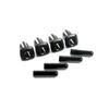 1 Set Black ABS Car Inner Door Lock Pin + Cap Repalcement Trim For BMW 5 F10 F11