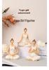 Drei Göttinnen Yoga im Schneidersitz Ganzkörper Wohnzimmer Dekoration