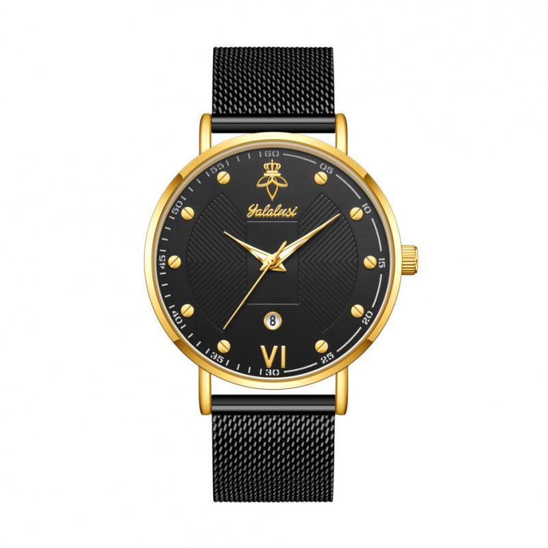 Yalalusi Luxury Dw Watch Mesh Strap Women'S Watch Couple Watch Calendar Quartz Watch Light Luxury Waterproof Ladies Watch