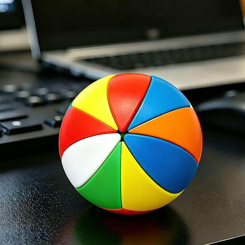 Bai Fen Bai Dolls And Toys Yj Yeet Ball Cube Spherical Speedcube Cubo Magico Brain Teasers Problem Solving Toys Focus & Patience Training Educational Gifts
