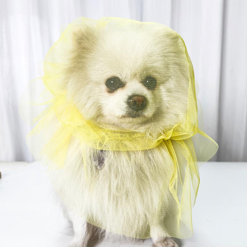 Copricapo Traspirante per Cani Maschera Protettiva per Animali Domestici Copricapo Confortevole Anti-Morso Copricapo Anti-Zanzare Prevenzione Mangiare Casuale