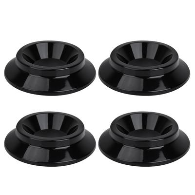 Conjunto de 4 Peças de Almofadas Redondas de ABS para Pés de Piano Copos de Rodízio Acessórios para Piano Vertical