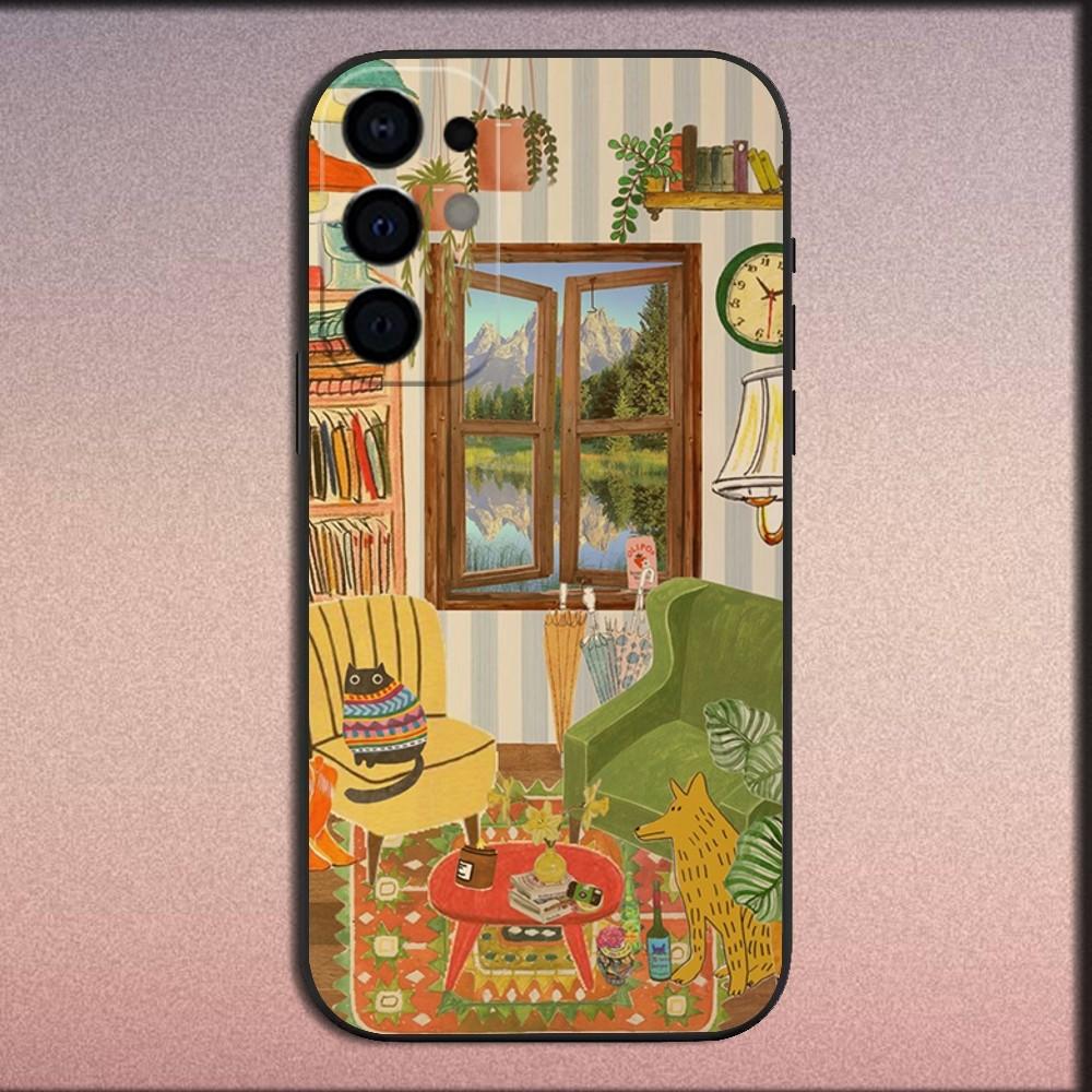 Henri Matisse Art Painting Phone Case For Samsung S25,S24,S21,S22,S23,S30,Ultra,S20,Plus,Fe,Lite,Note,10,9,5G Black Soft Cover
